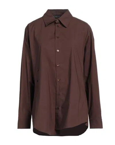 Pdr Phisique Du Role Woman Shirt Cocoa Size 2 Cotton In Brown