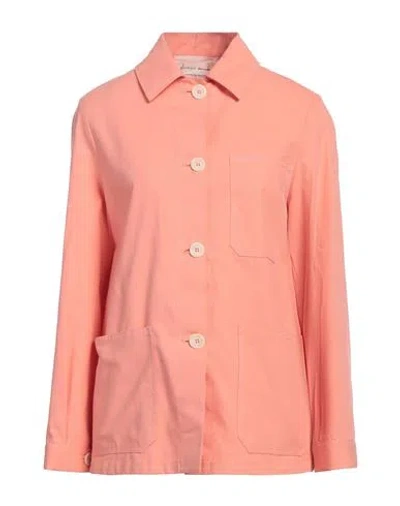 Pdr Phisique Du Role Woman Shirt Salmon Pink Size 3 Cotton, Linen