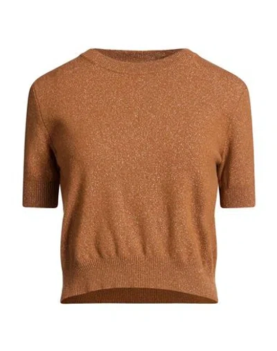 Pdr Phisique Du Role Woman Sweater Camel Size 1 Wool, Cashmere, Polyester, Polyamide, Elastane In Brown