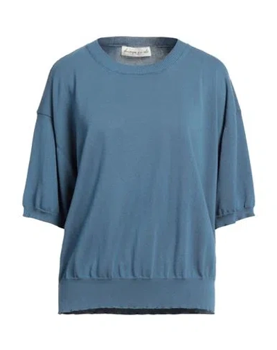 Pdr Phisique Du Role Woman Sweater Slate Blue Size 2 Cotton