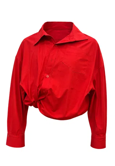 Pdr Woman  Short In Red