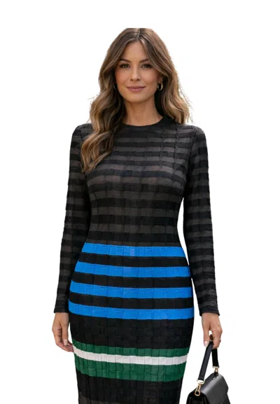 Pdr Women's Knit  Stripped In Black