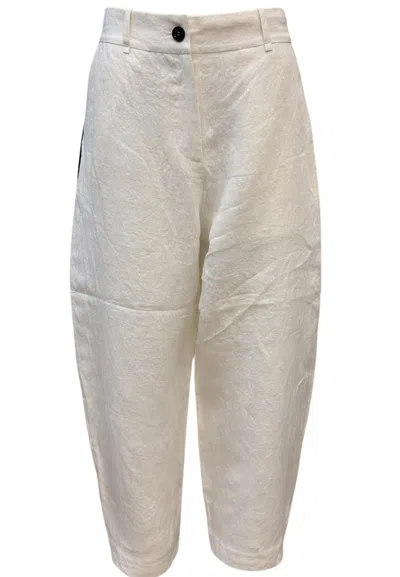 Pdr Women's Trousers  4 Pockets In White