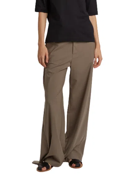 Pdr Women's Trousers  Wire Pocket In Brown