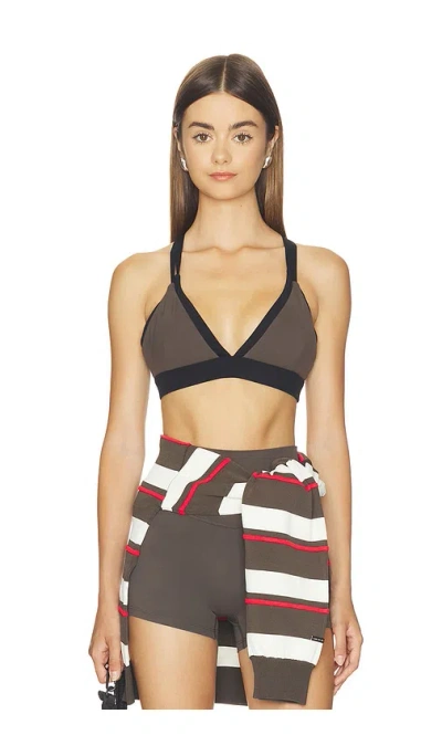 P.e Nation Activate Sports Bra In Gray