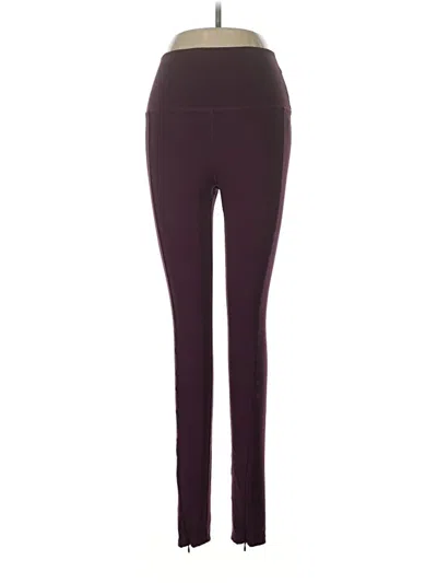 Pre-owned P.e Nation Active Pants In Burgundy