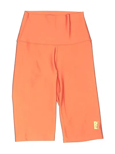 Pre-owned P.e Nation Athletic Shorts In Orange
