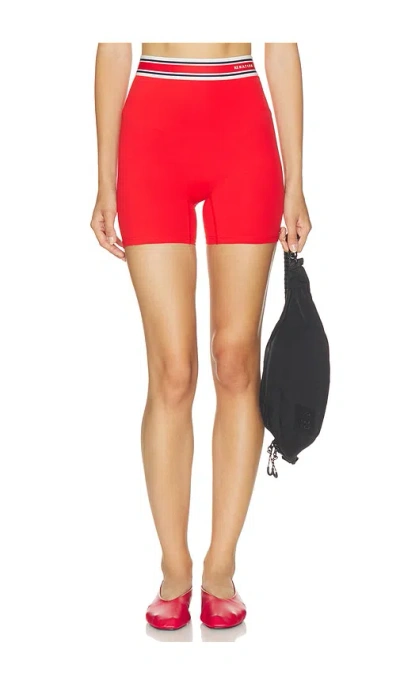 P.e Nation Avant 5 Inch Bike Short In Red