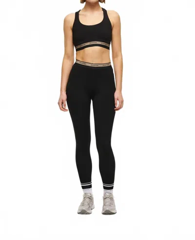 P.e Nation Avant Full Length Legging In Black In Animal Print