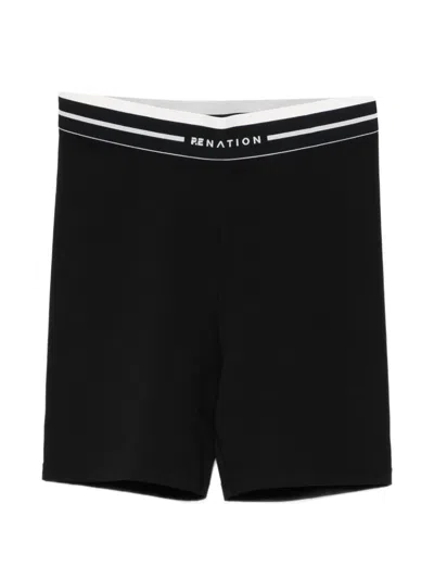 P.e Nation Avant Striped Short In Black