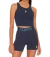 P.E NATION BACKCHECK TANK TOP IN MIDNIGHT NAVY