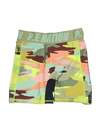 Pre-owned P.e Nation Board Shorts In Green
