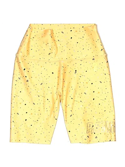 Pre-owned P.e Nation Board Shorts In Yellow