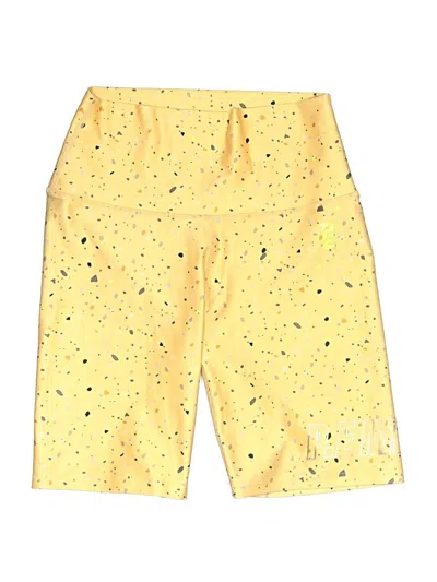 Pre-owned P.e Nation Board Shorts In Yellow