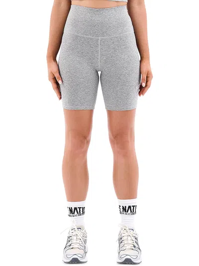 P.e Nation Camino Womens Logo Fitness Bike Short In Multi