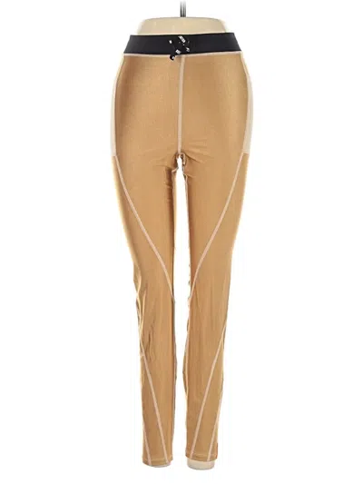 Pre-owned P.e Nation Casual Pants In Gold