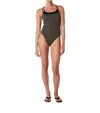 P.e Nation Distortion Bodysuit In Tarmac In Green