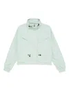 P.e Nation Drawstring-waist Funnel-neck Jacket In Green