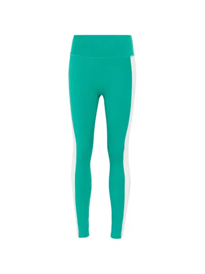 P.e Nation Dynamic Colourblock Leggings In Green