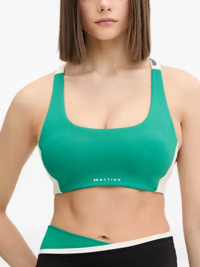 P.e Nation Dynamic Sports Bra In Green