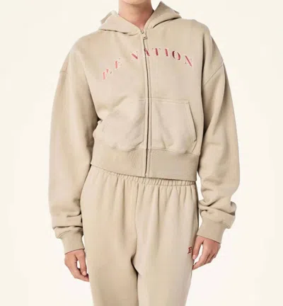 P.e Nation Eastside Zip Jacket In Oxford Tan In Multi