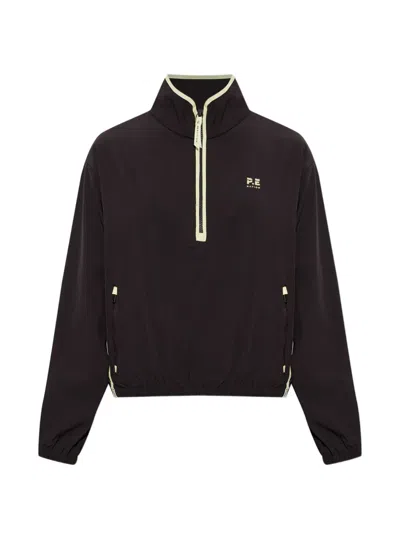 P.e Nation Echo Quarter-zip Sweater In Black