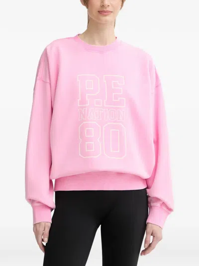 P.e Nation Elysian Sweatshirt In Pink