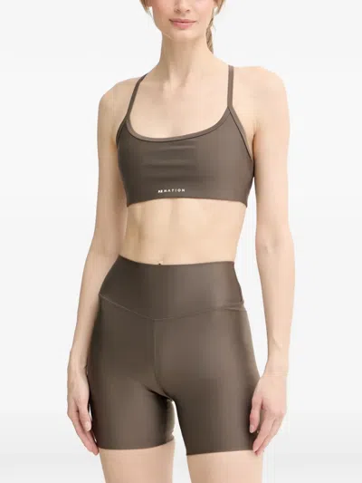 P.e Nation Fairmont Sports Bra In Green