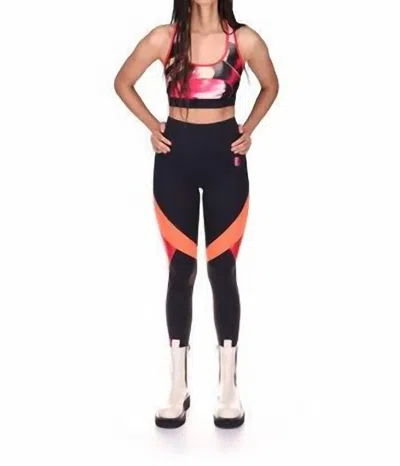 P.e Nation Fluid Sports Bra In Print In Multi