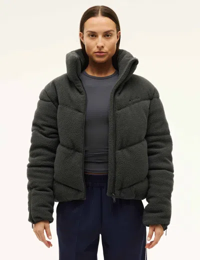 P.e Nation Fortune Sherpa Jacket In Blue