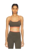 P.e Nation Fundamental Sports Bra In Tarmac & Brick Red