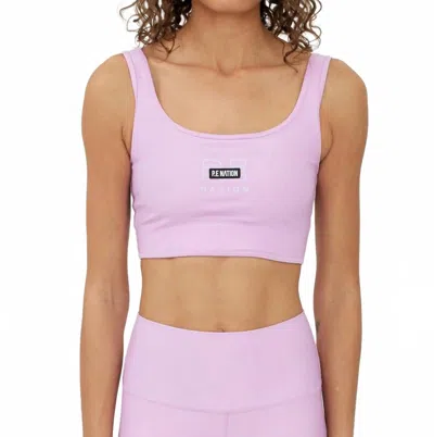 P.e Nation Grand Stand Sports Bra In Pink