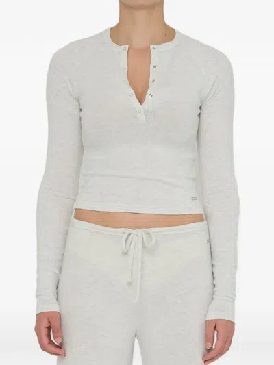 P.e Nation Haven Long-sleeve Top In Gray