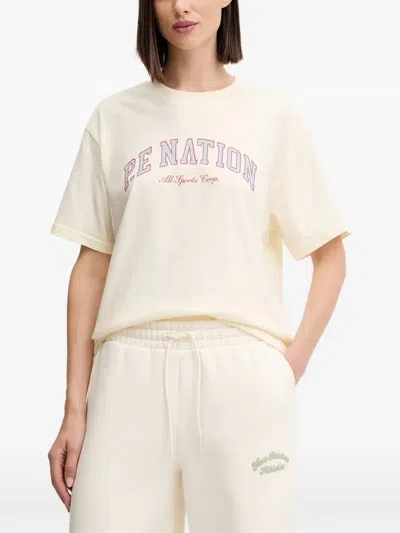 P.e Nation Heritahe Graphic T-shirt In Neutral