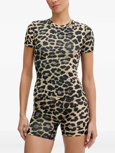 P.e Nation Leopard Print T-shirt In Multi