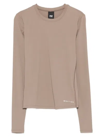 P.e Nation Long-sleeve Top In Neutral