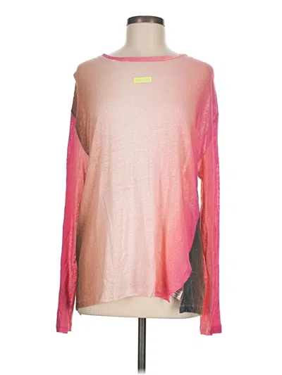 Pre-owned P.e Nation Long Sleeve Turtleneck In Pink