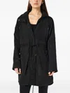 P.e Nation Man Down Drawstring Hooded Jacket In Black