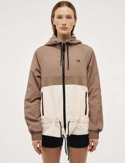 P.e Nation Man Down Jacket In Brown