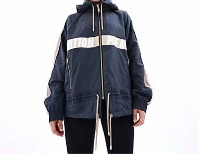 P.e Nation Man Down Jacket In Dark Shadow In Black