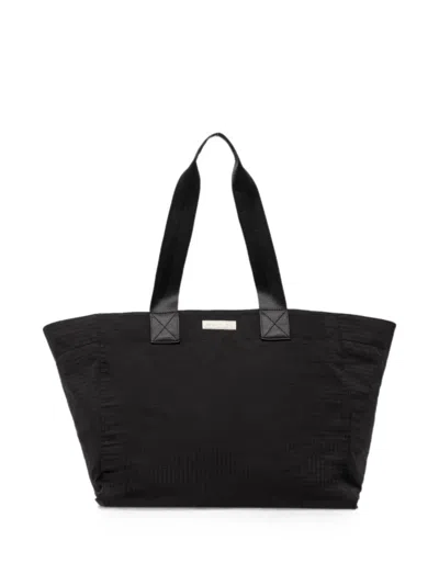 P.e Nation Nation Residency Tote Bag Mit Gitterstruktur In Black