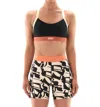 P.e Nation Black Oakmont Multi-strap Sports Bra In Black