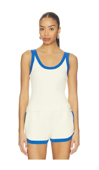 P.e Nation Odyssey Knit Tank Top In Blue