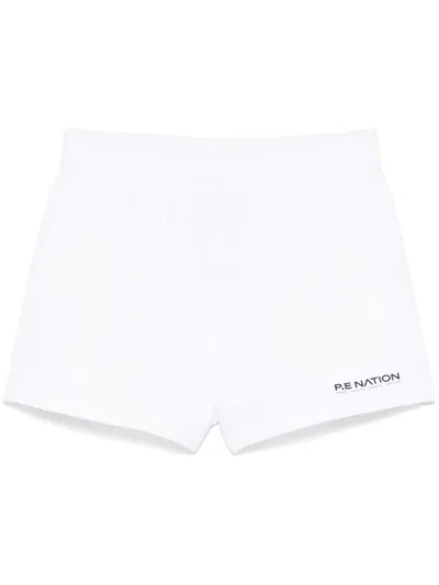 P.e Nation Outside Shorts In White