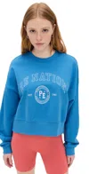P.e Nation P. E Nation Adobe Sweatshirt French Blue In French Blue