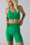 P.e Nation P. E Nation Kelly Green Restore Seamless 5" Bike Short In Bright Green, Women's At Urban Outfitters In Bright Green