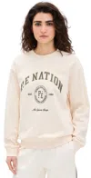 P.e Nation P. E Nation Liberty Sweatshirt Whisper White In Whisper White
