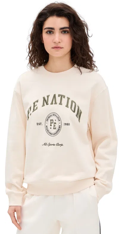 P.e Nation P. E Nation Liberty Sweatshirt Whisper White