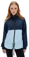 P.e Nation P. E Nation Man Down Jacket Ice Blue/dark Navy In Ice Blue/dark Navy