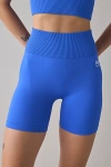P.e Nation P. E. Nation P. E Nation Royal Blue Restore Seamless 5" Bike Short In Sapphire, Women's At Urban Out